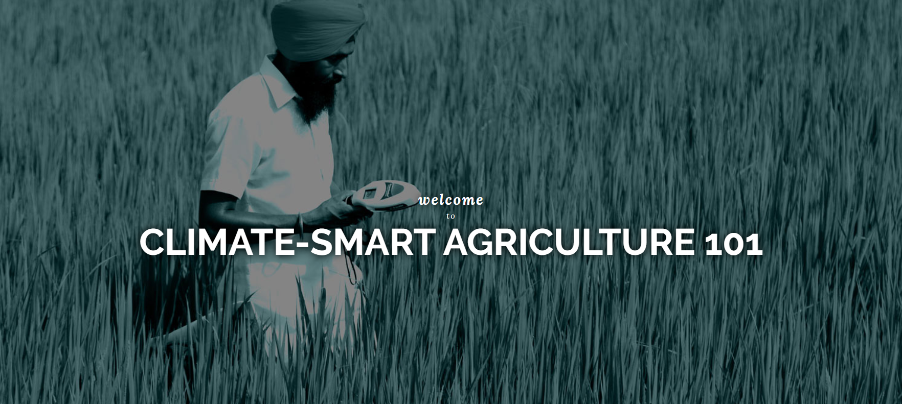 Welcome to climate-smart agriculture 101