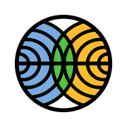 Lofo of FMI: a circle with circles, blue, green and orange