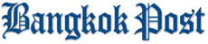 The logo is the word Bangkok post in a curly font.