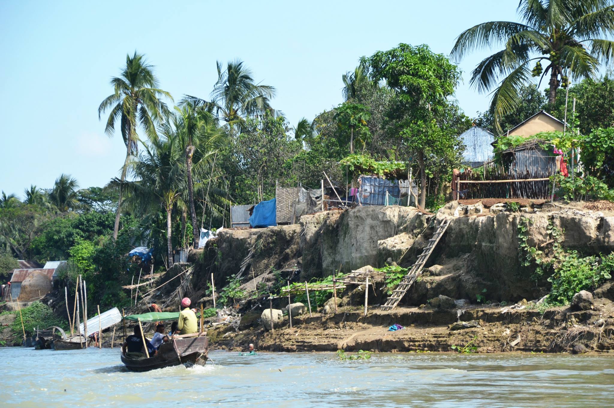 Many coastal villages in Bangladesh have had to learn how to live with the cyclones. Credit: Sonja Ayeb-Karlsson