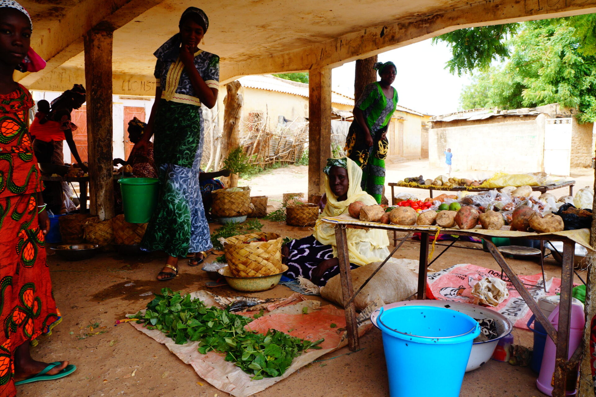 Women farmers sell their crops, Senegal. Photo: @Lancelot Ehode - IED Afrique/PRISE Senegal