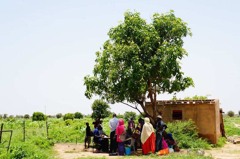Discussion group with women farmers in Wendu Bosseabe Senegal