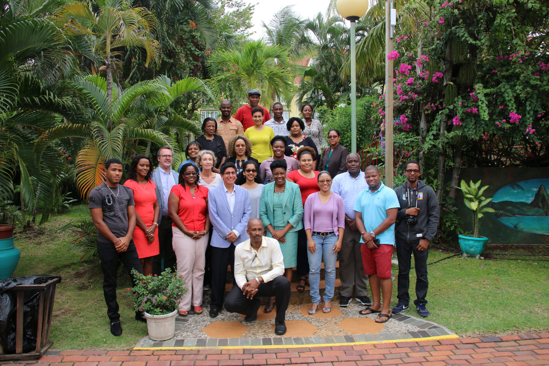 Participants in the June 2017 workshop “Understanding Climate Change Adaptation in the Saint Lucia Context: A briefing for journalists” in Castries.