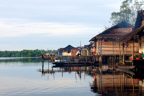 Yoke village, among the mangrove forests, Papua.