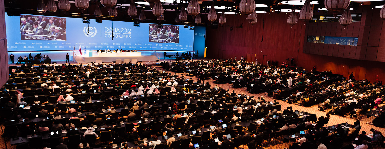Image of the 2012 UN Climate Change Conference in Doha