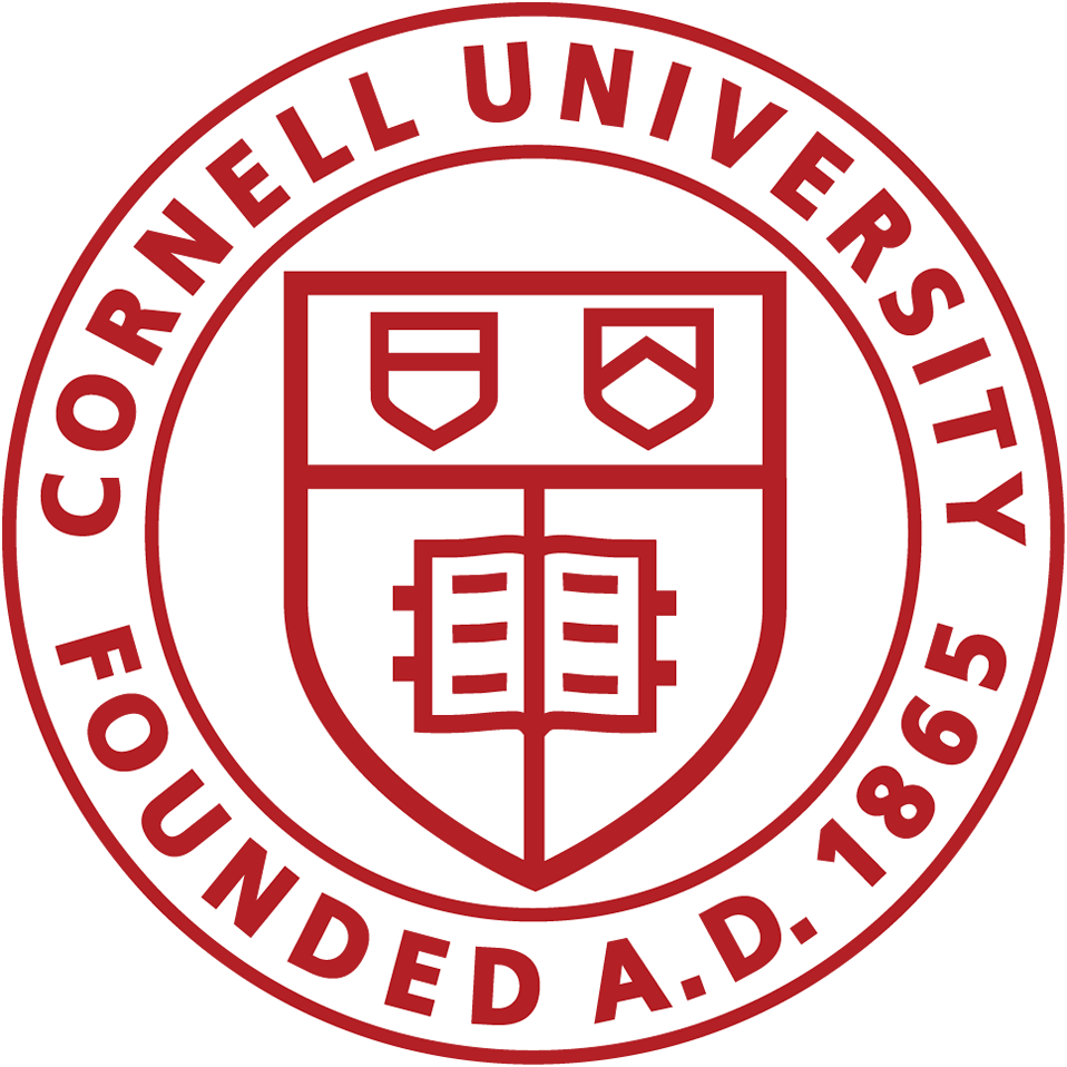 Cornell logo in red