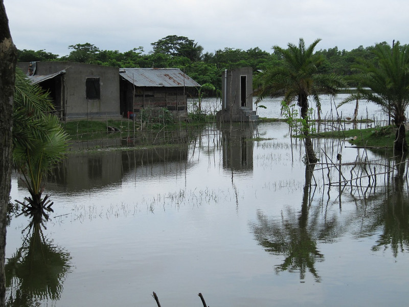 Cyclone Aila struck southern Bangladesh and eastern India on 27th May 2009.