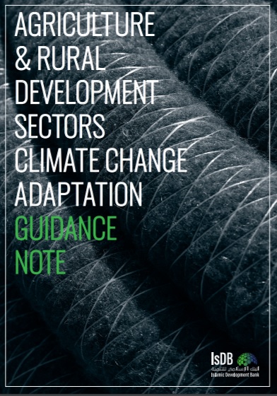 Cover page of Agriculture & Rural Development Sector Climate Change Adaptation Guidance Note