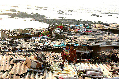 Bombay informal settlement, credit: Jeremy Weate
