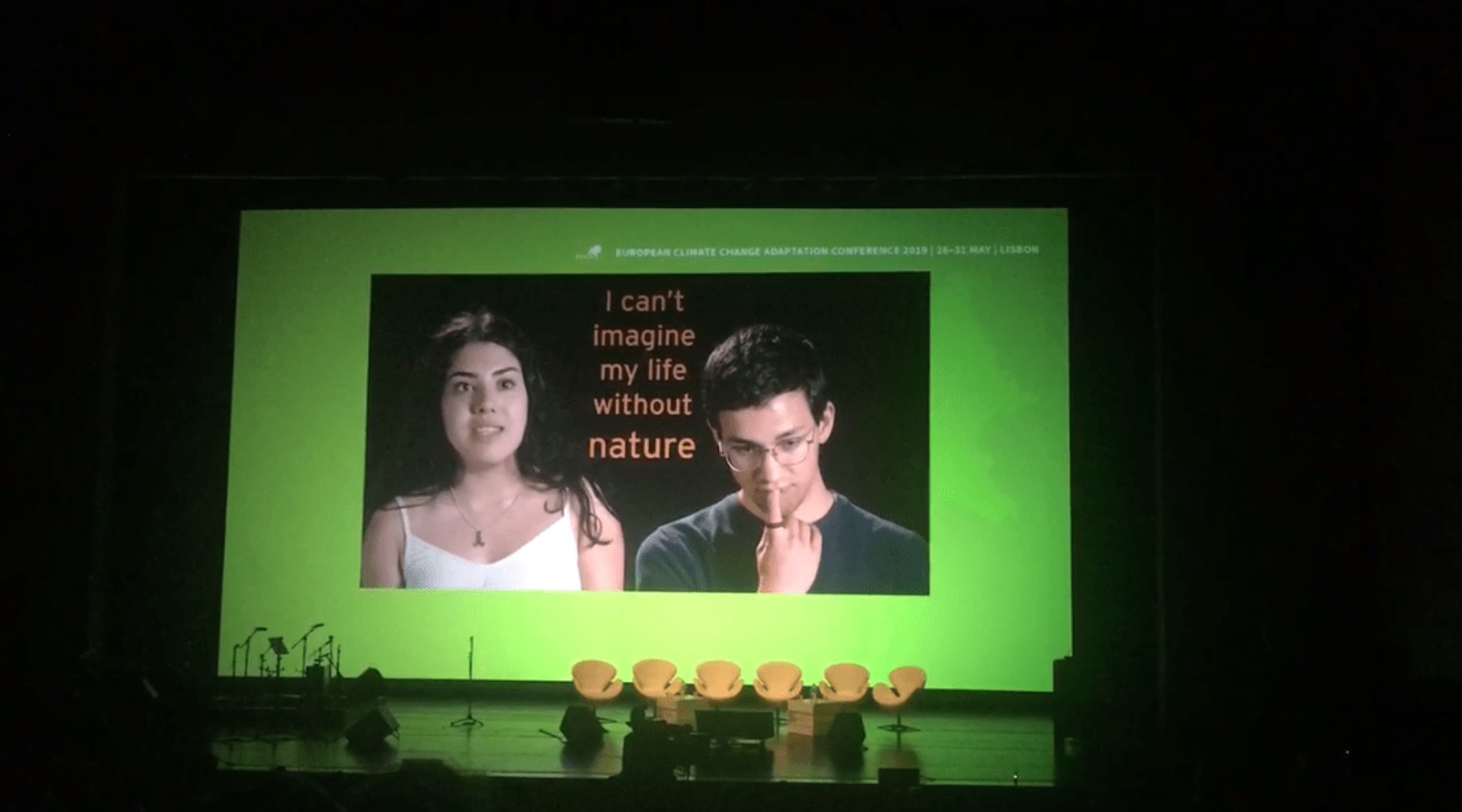 "Young voices" video presented at the 2019 European Climate Change Adaptation conference