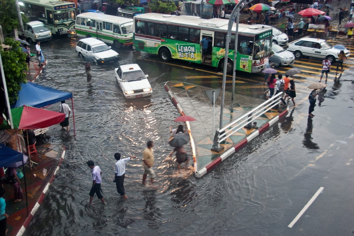 Yangon flooding