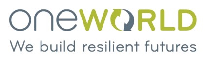 OneWorld Logo: we build resilient futures