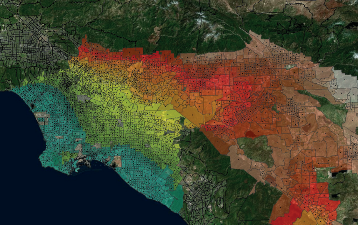 regional climate adaptation urban heat islands southern california
