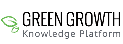 Green Growth Knowledge Platform - text with green leaves