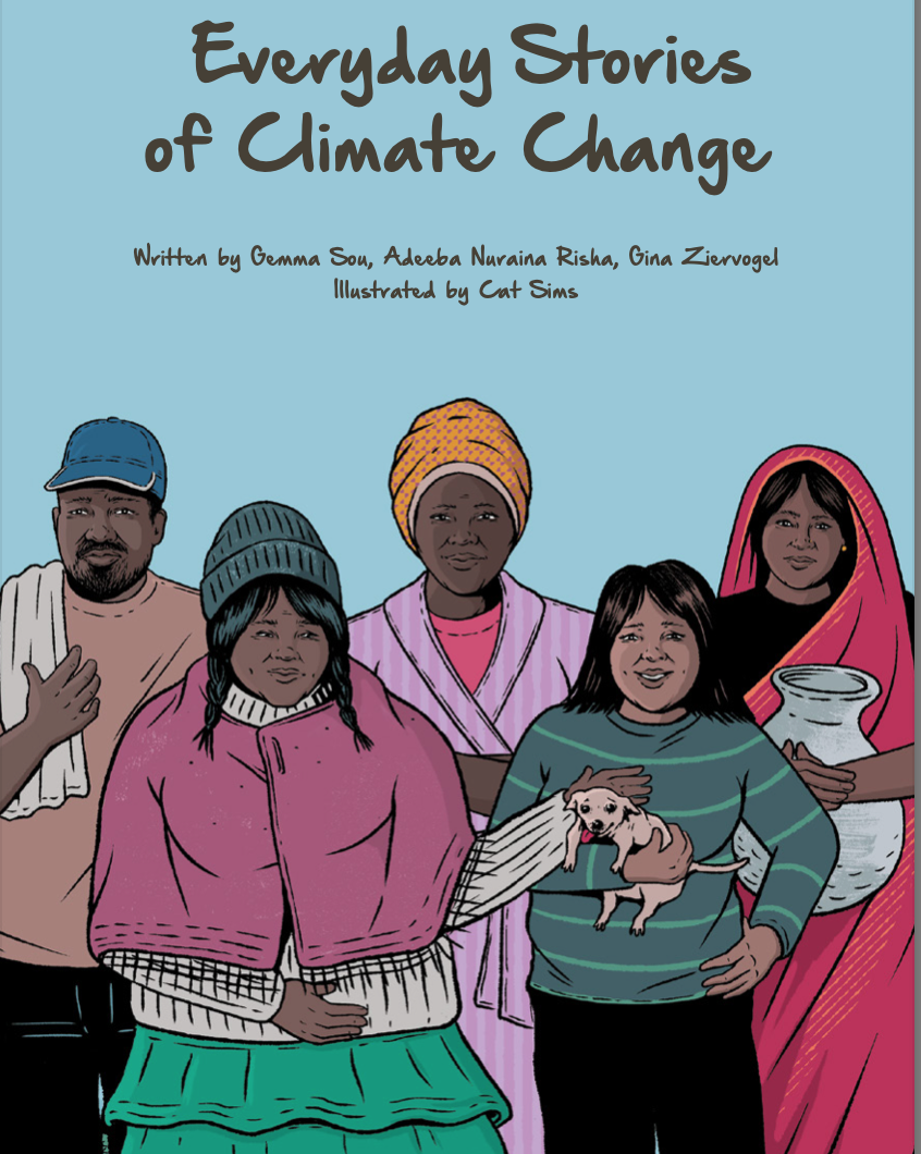 Front cover comic - Everyday stories of climate change comic cover