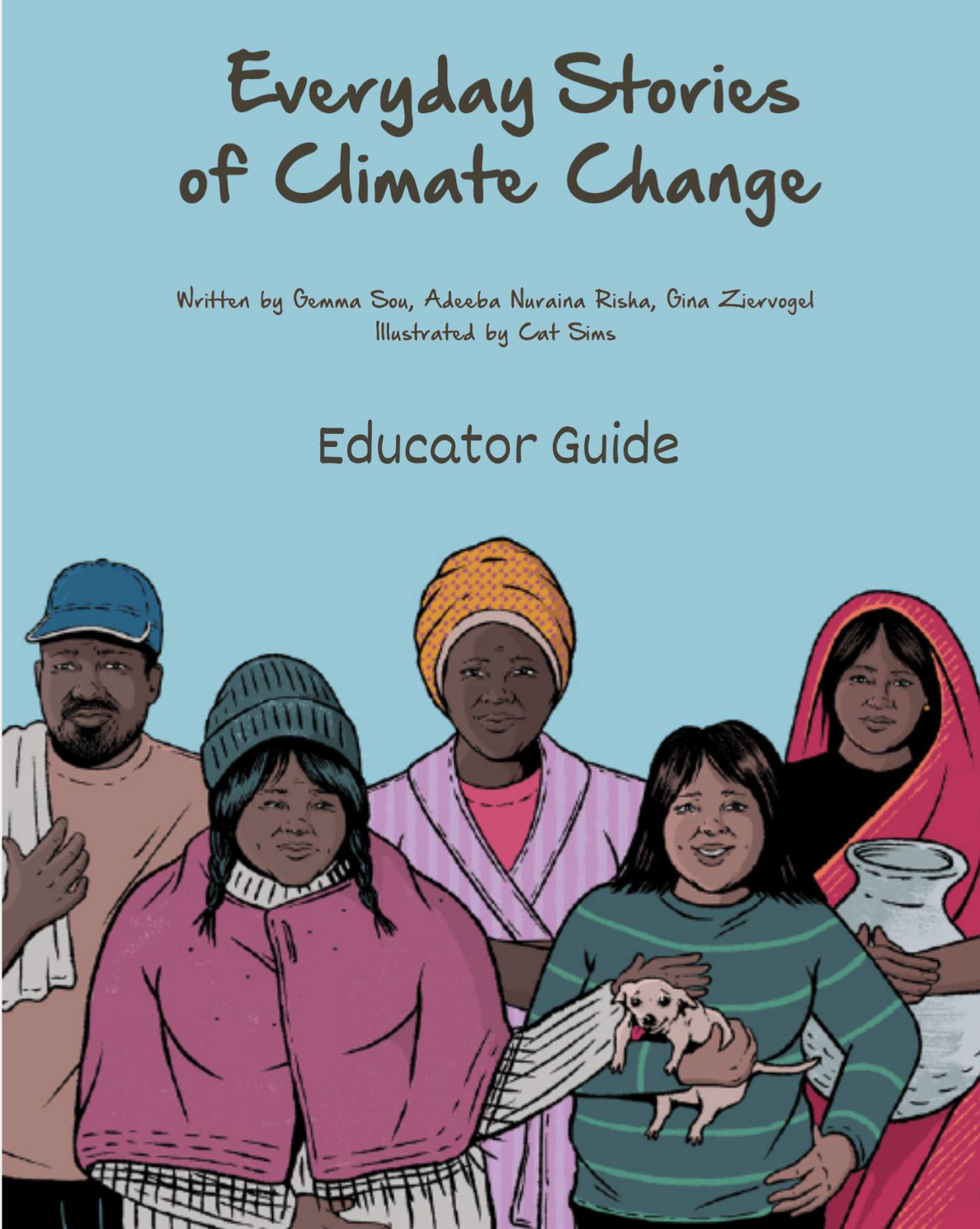 Everyday stories of climate change comic cover - Educator guide_ 2022