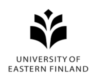 University of Eastern Finland with 5 black shapes