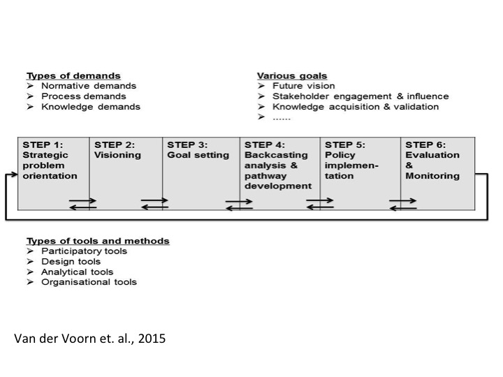 Figure 1: The Backcasting Adaptive Management Methodology