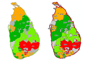 maps of sri lanka