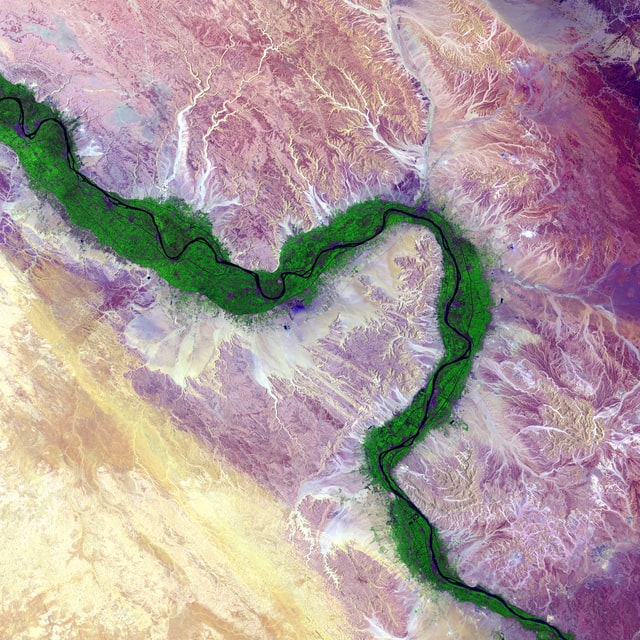 Nile from space