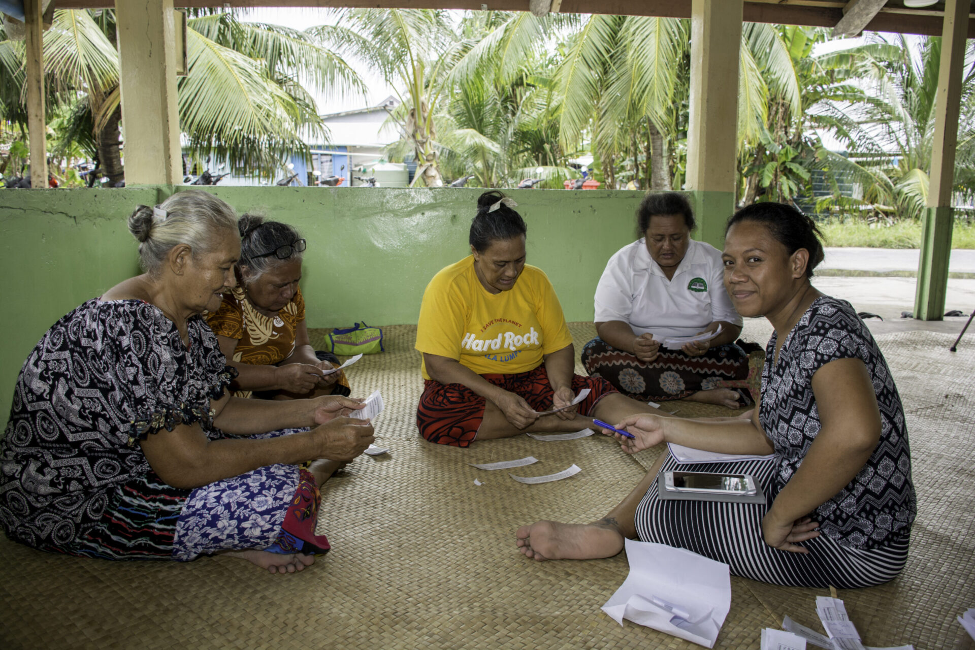 Assessment being conducted in Tuvalu.