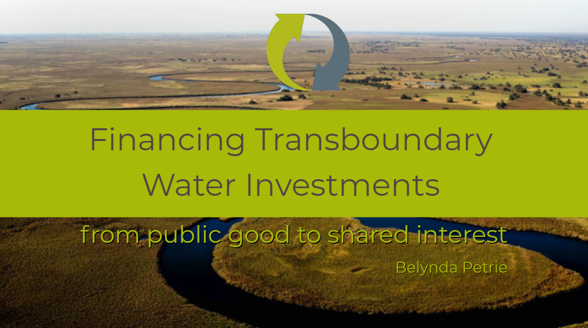 financing transboundary water investments