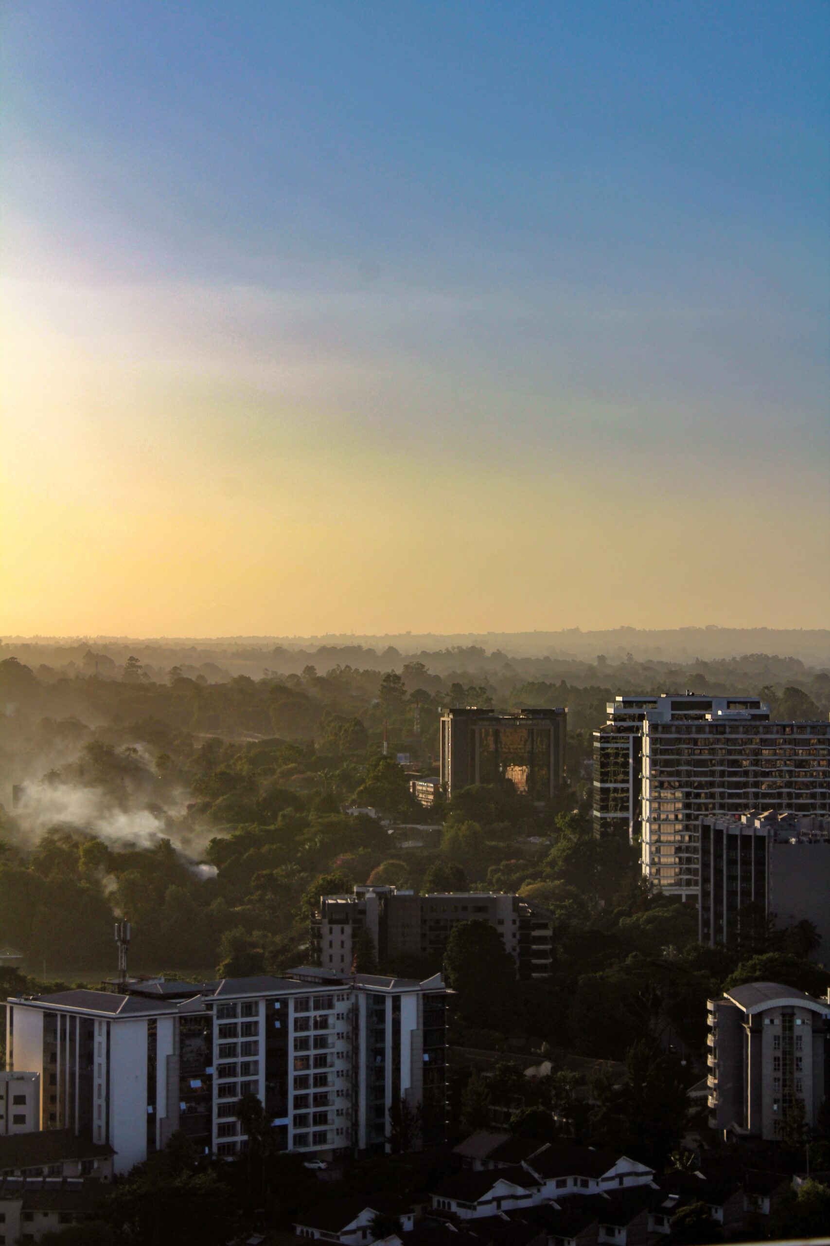 View of city buildings in Westlands, Nairobi, Kenya (Credit: Michael Muli)