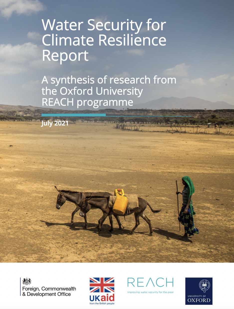 Cover of the Water Security for Climate Resilience Report